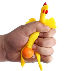 DolaFu Yellow Chicken Squeeze Toy - Fun and Stress-Relieving Squeeze Toy for Sensory Play and Stress Relief