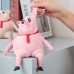 DolaFu Pink Pig Squeeze Toy - Soft, Squishy, and Adorable Pig Toy for Sensory Play, Stress Relief, and Fun